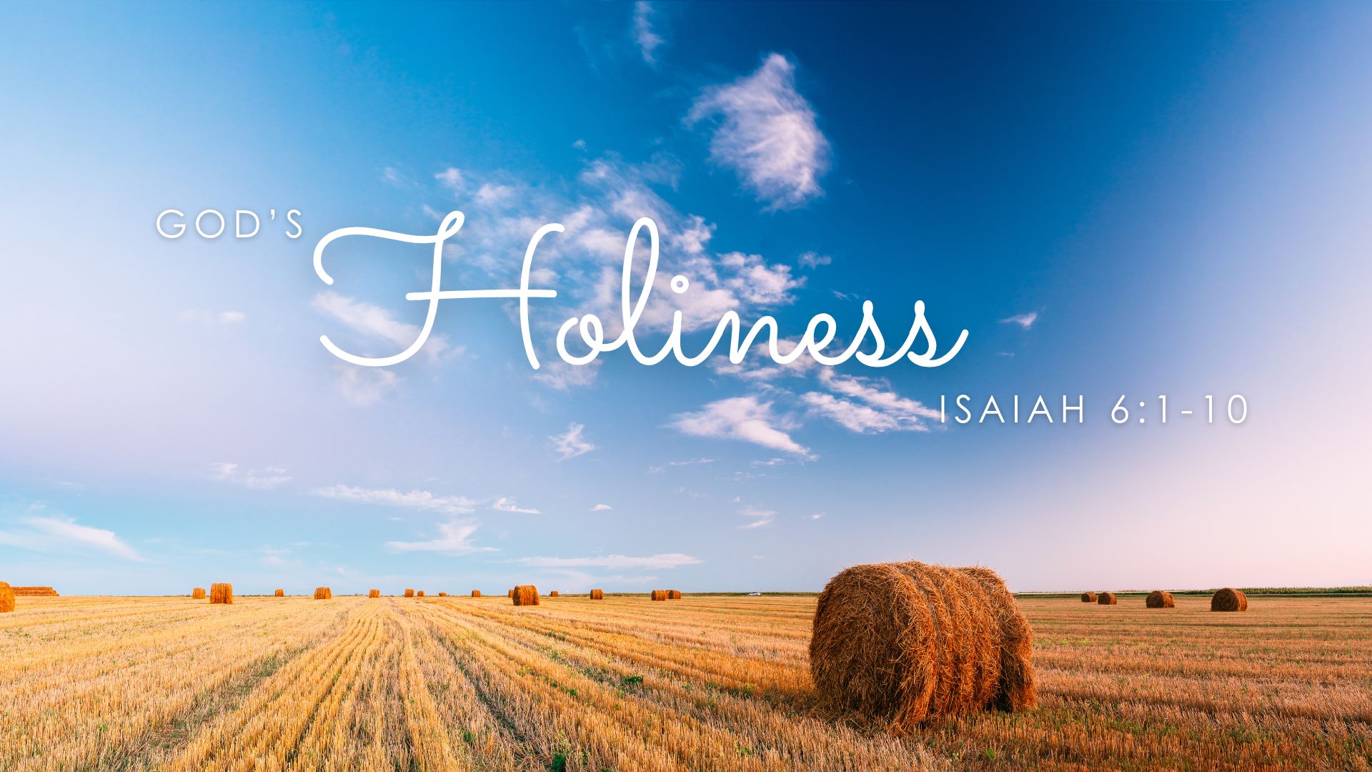 God’s Holiness
