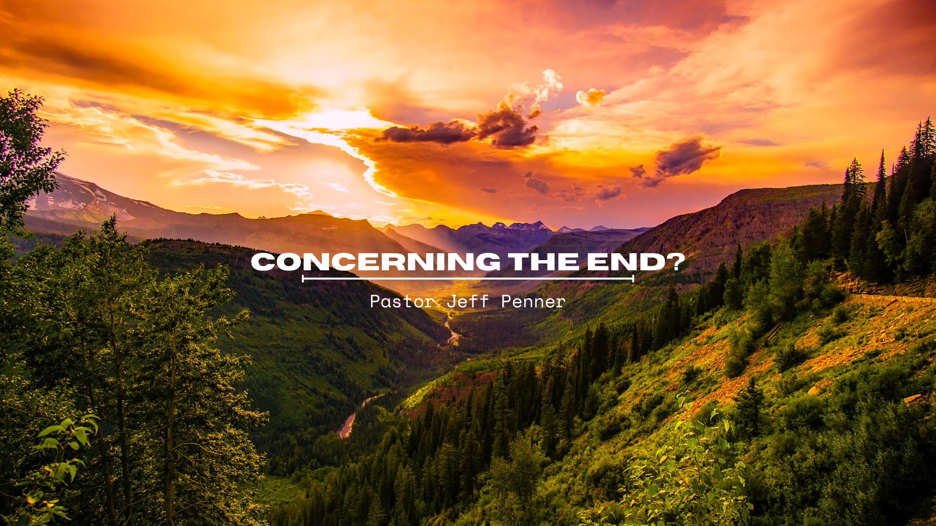 Concerning the End?