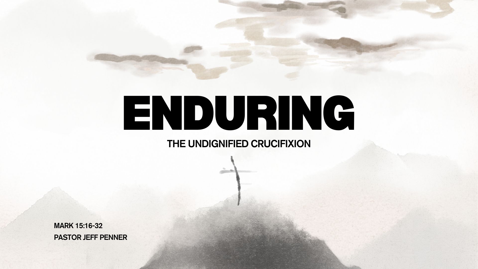 Enduring the Undignified Crucifixion