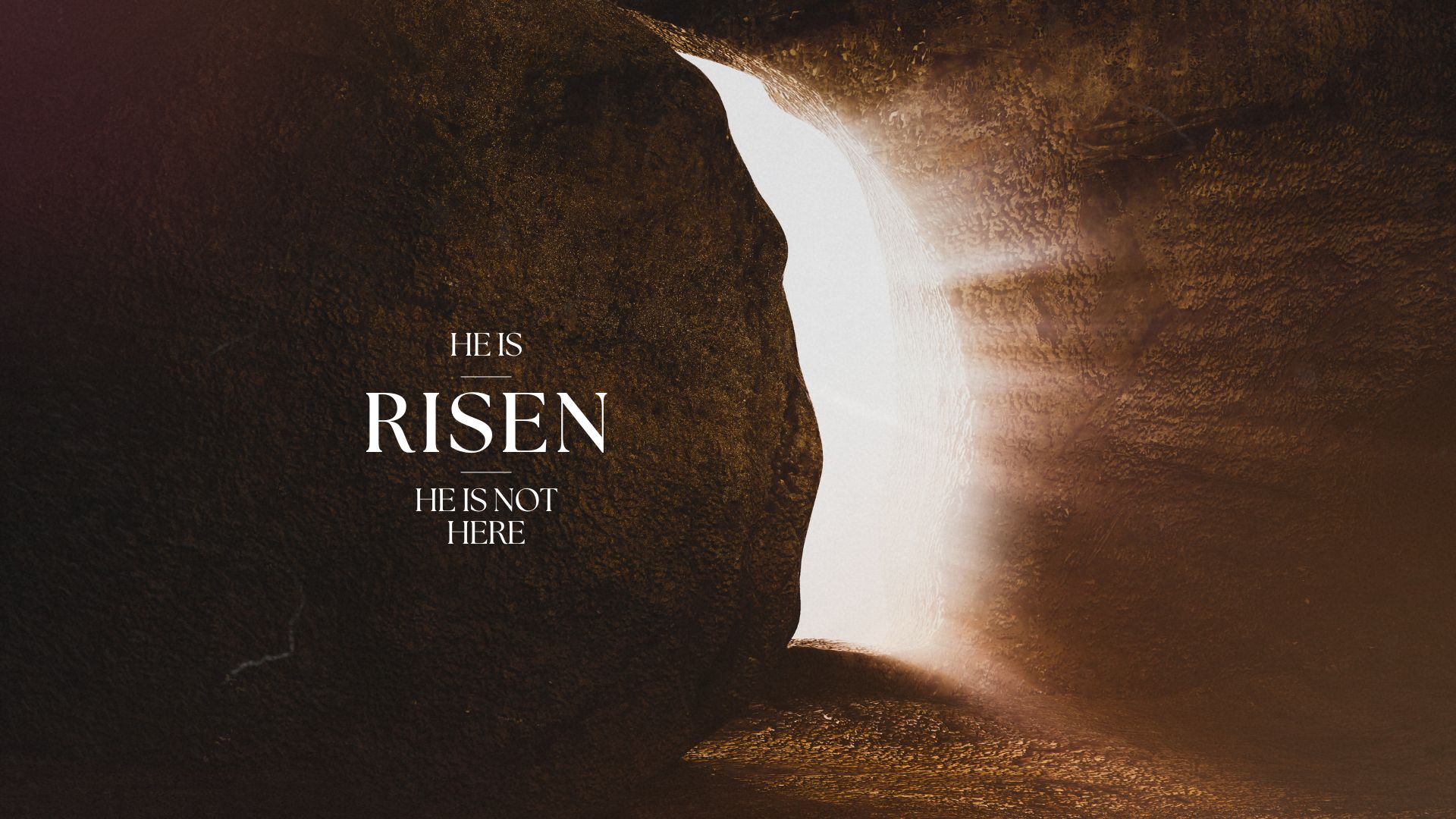 He has Risen, He is Not Here